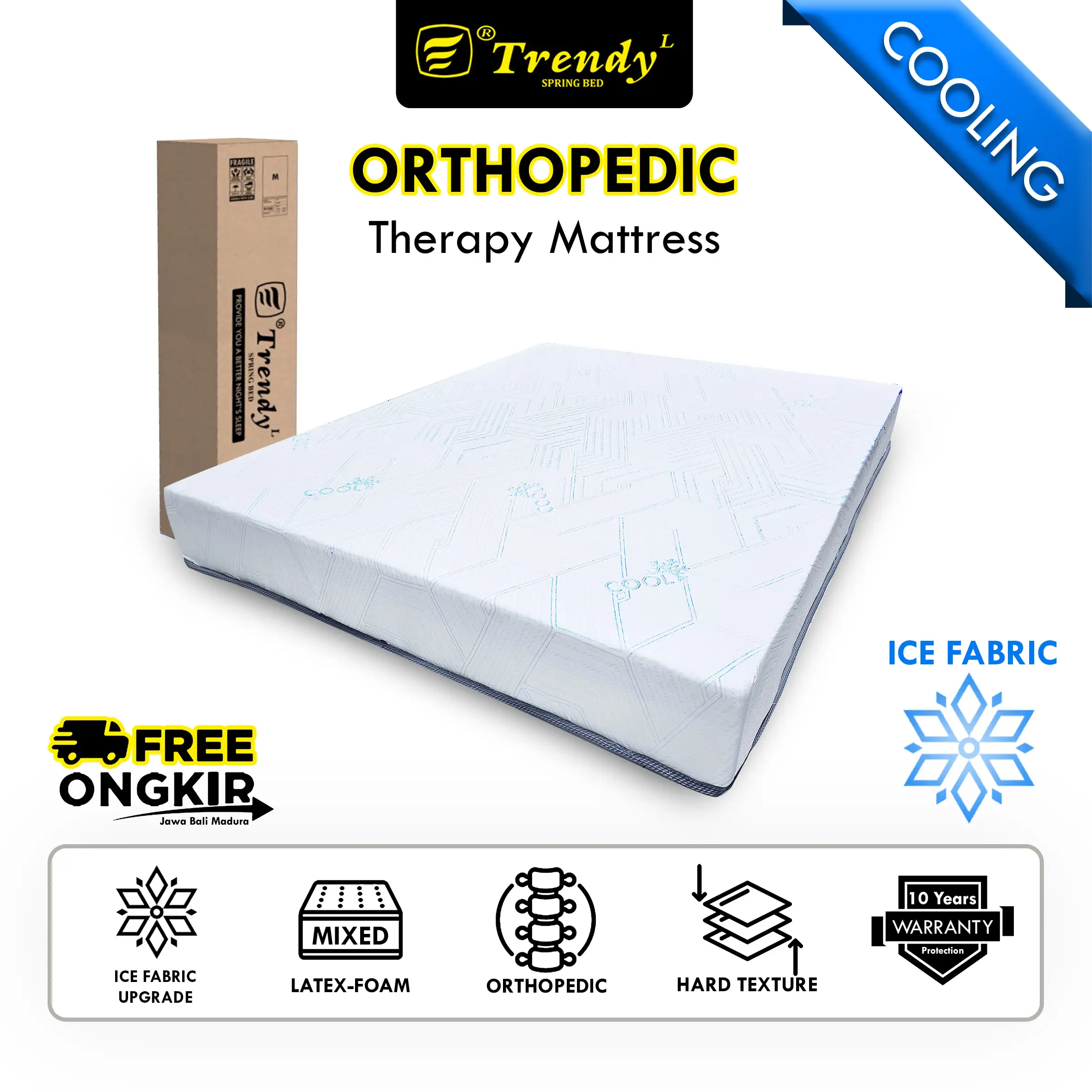 Trendy Orthopedic Bed (Kasur Kesehatan Tulang Belakang/Punggung)