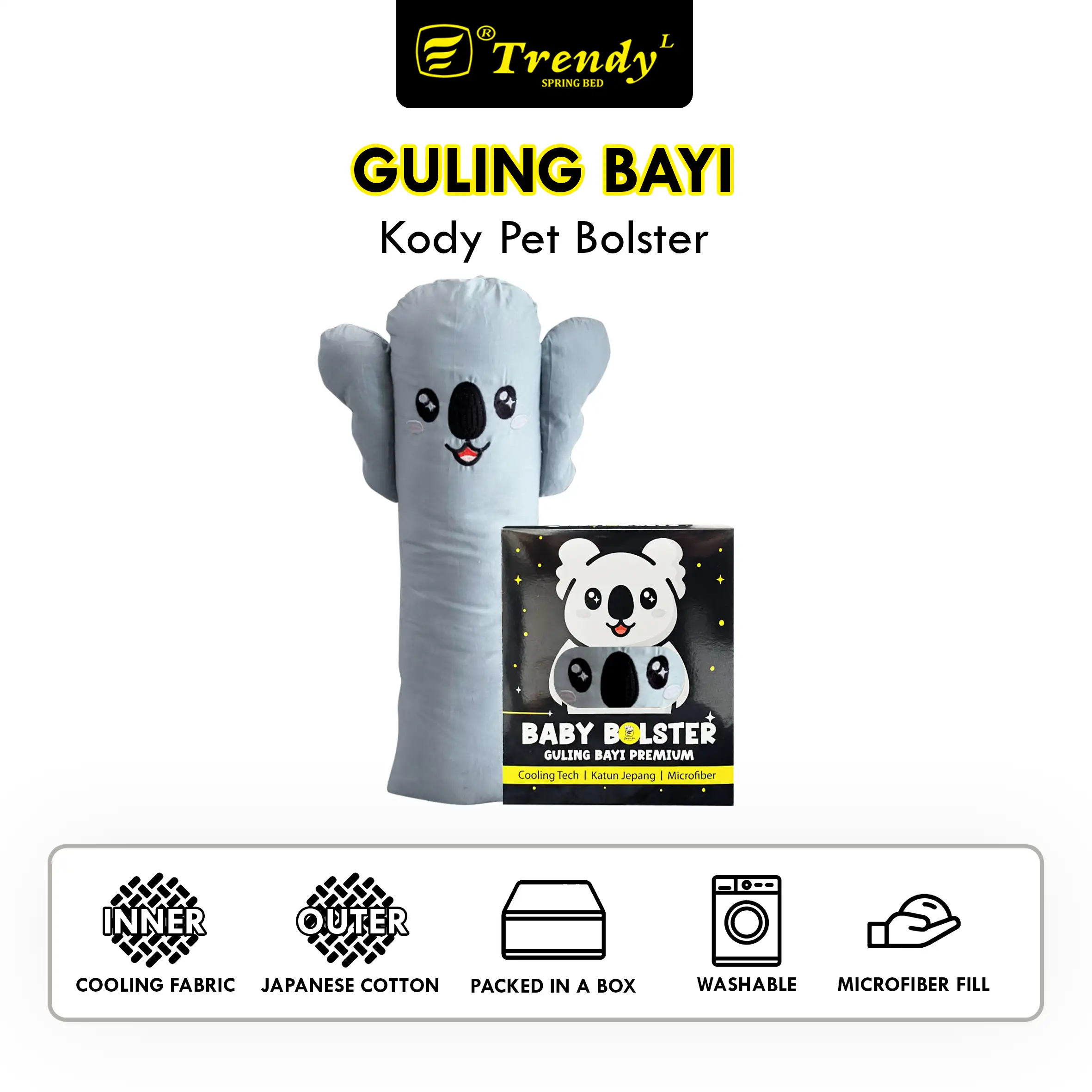 Trendy Guling Bayi Microfiber